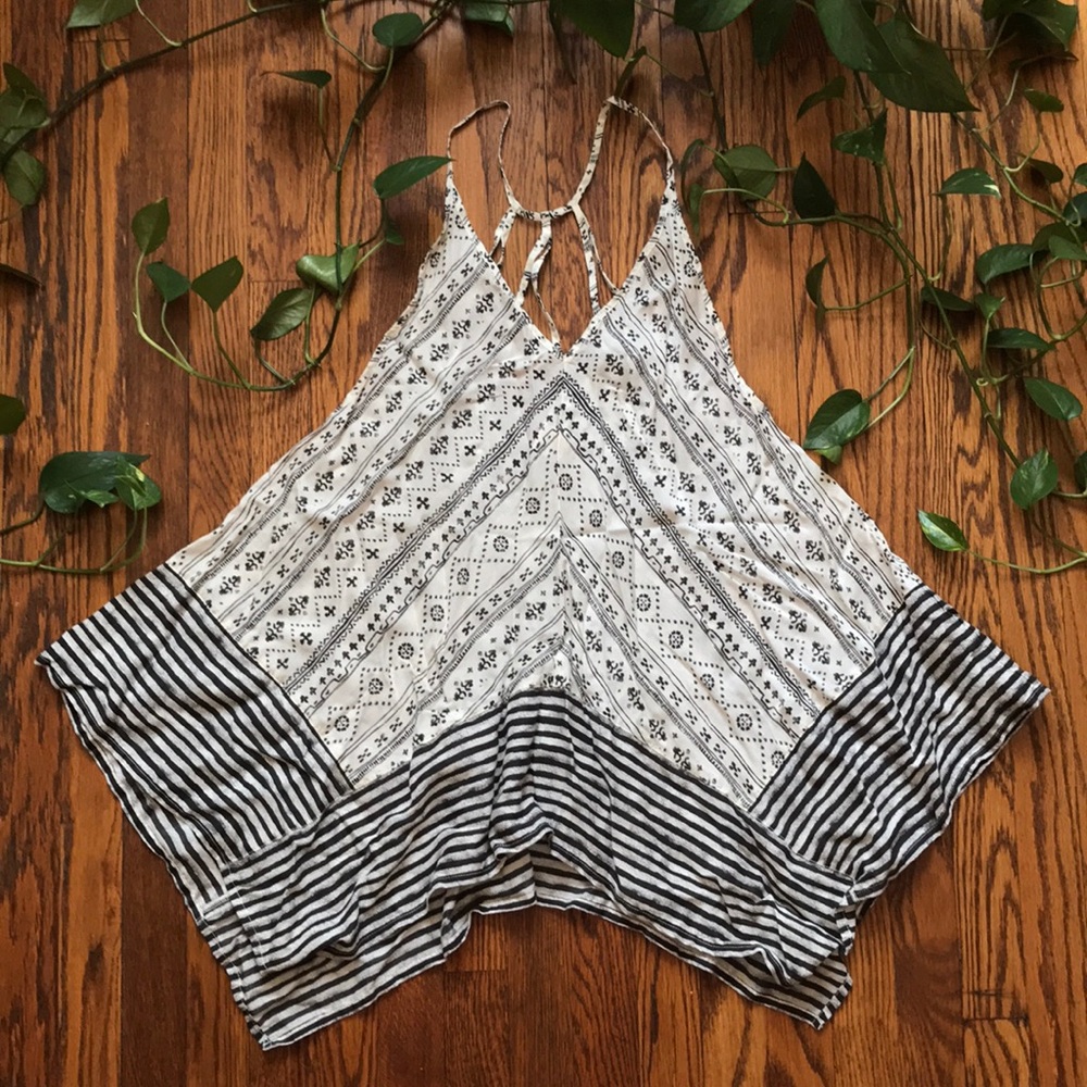 Boho flowy tank top by Sun and Shadow